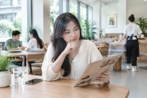 Khách quyết định gọi món trong bao lâu?