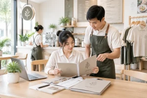Đồng bộ menu bảng hiệu đồng phục: Tăng nhận diện quán