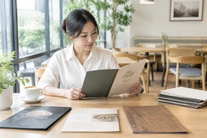 Các loại giấy in menu phổ biến cho nhà hàng, quán cafe