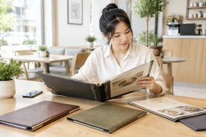 Menu bìa còng: Cách chọn, thiết kế và in đẹp, bền