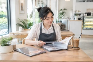 Menu nhựa PVC: Bền đẹp, dễ vệ sinh cho quán F&B