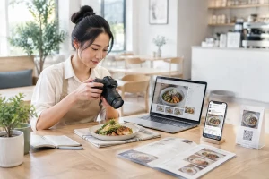 Chụp hình món ăn một lần, dùng được cho bao nhiêu kênh marketing?