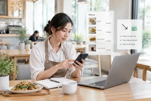 Menu Online có giúp quán giảm chi phí khi giá món đổi?