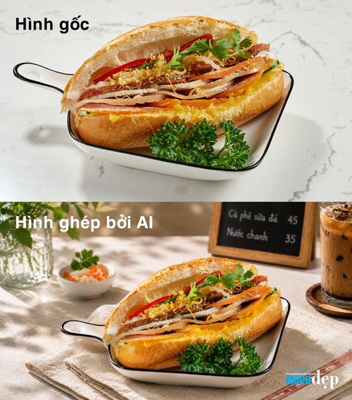 AI hỗ trợ ghép hình món ăn siêu đỉnh