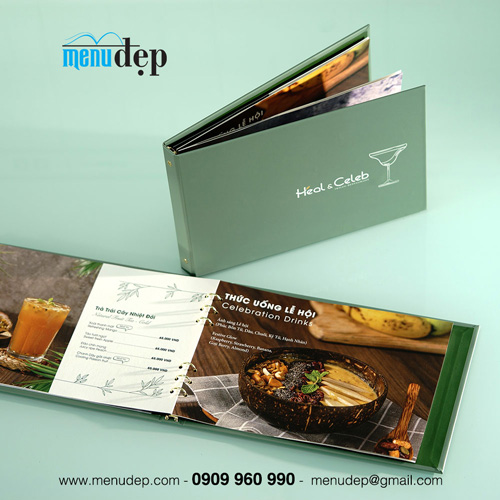 In menu đẹp