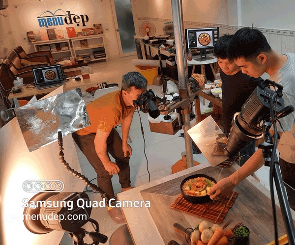 Chụp hình món ăn tại studio Menu Đẹp